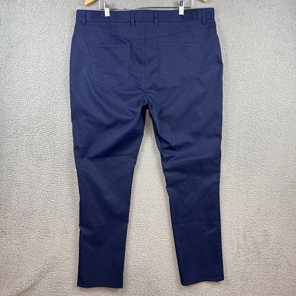 Peter Millar EB66 Performance Five-Pocket Pants Mens 40x32 Navy Blue ME0EB66FB - Picture 5 of 14